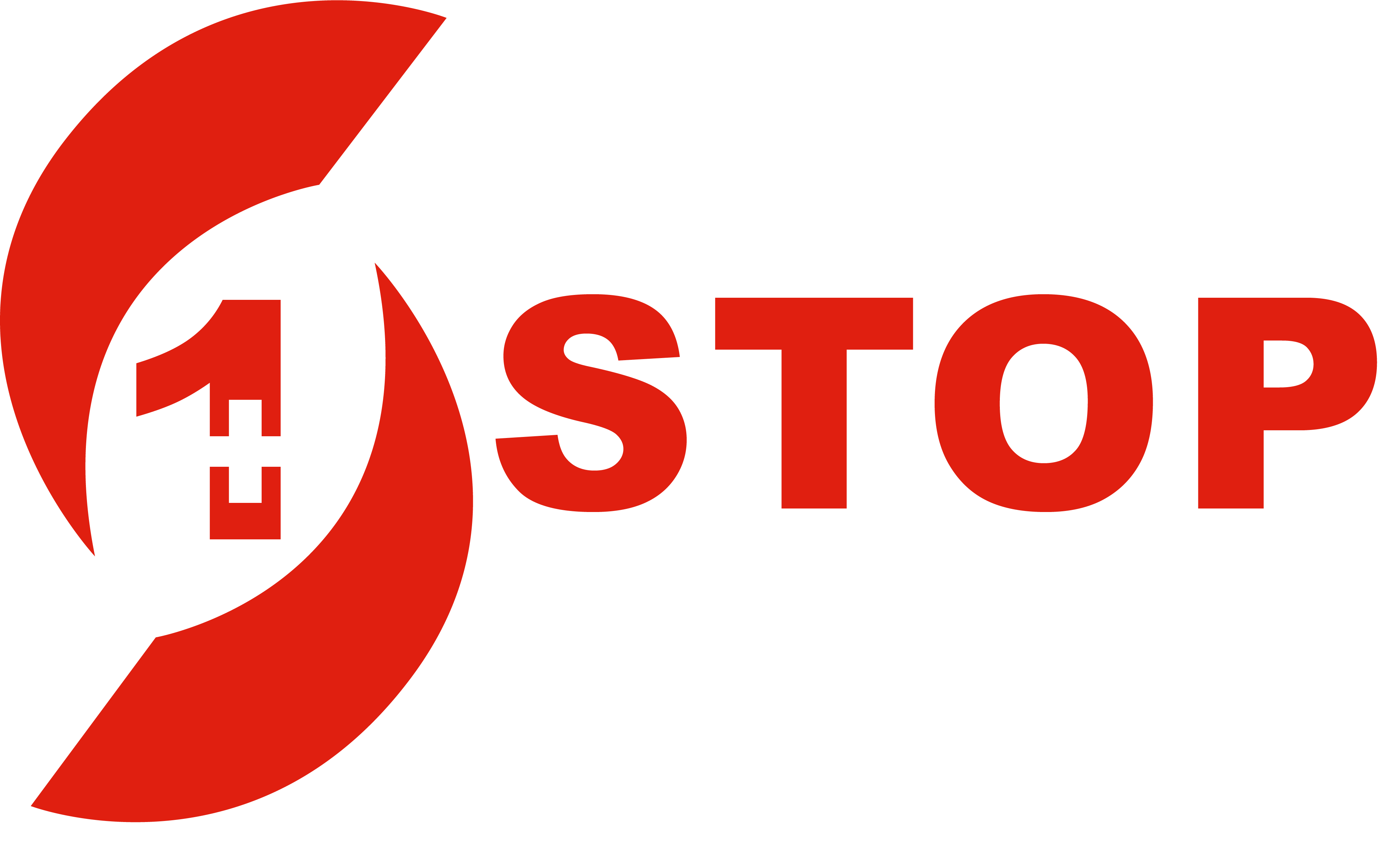 Logo Light red white text